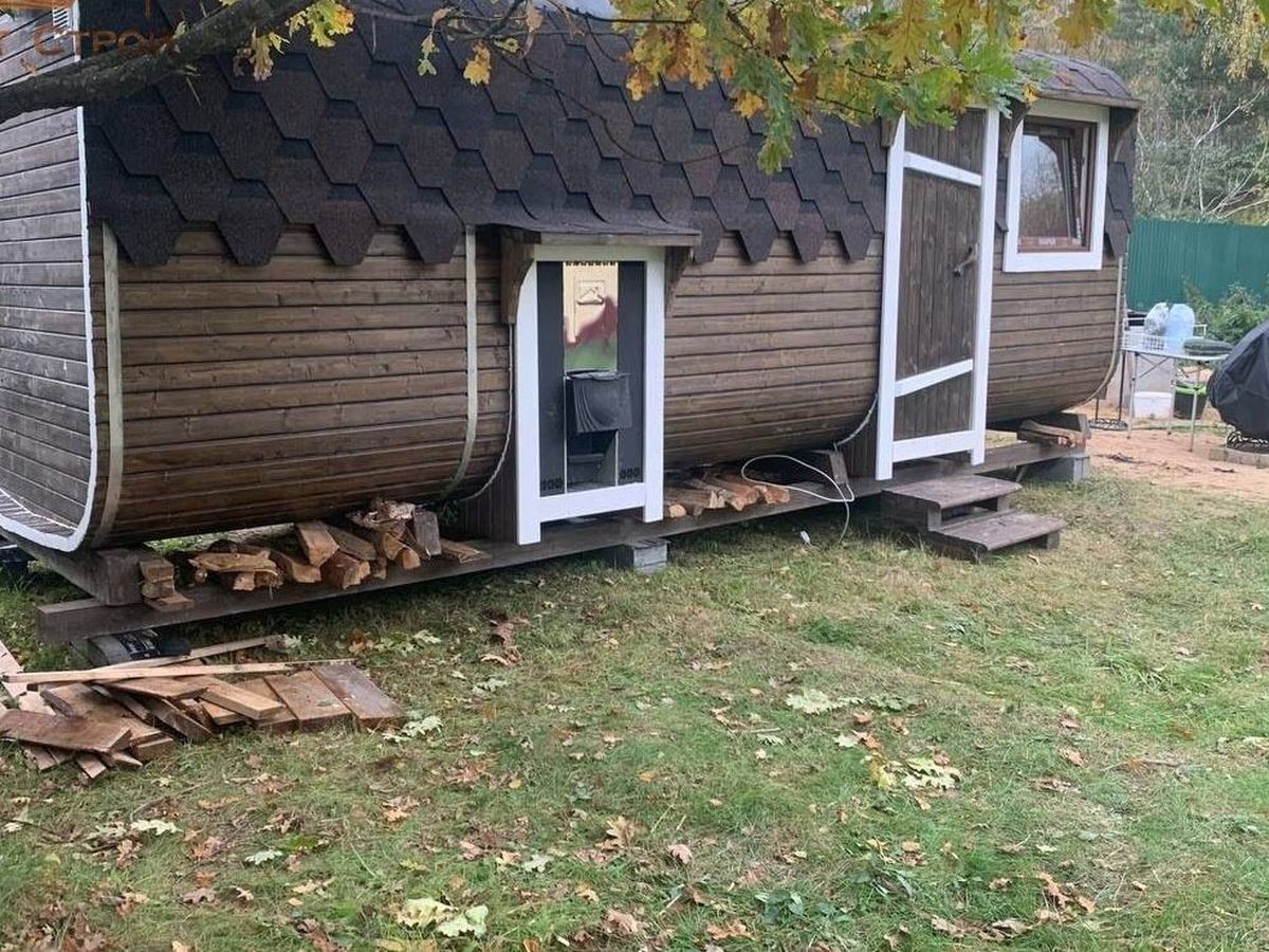 Баня из массива